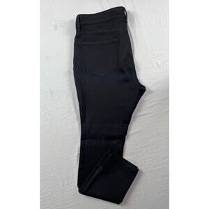 NYDJ Lift/Tuck 'Alina Legging' Sateen 5-Pocket Jeans. Black, Women's 14P. EUC!!